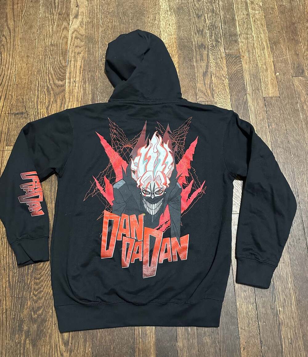 Viz Media Dandadan Okarun Graphic Black Hoodie Anime Medium